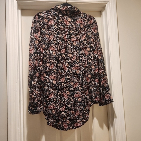 Natural life button down Paisley bohemian print - Picture 6 of 6